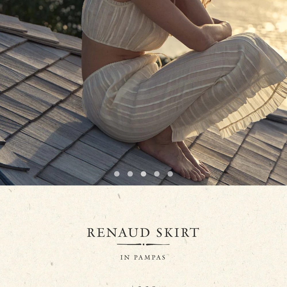 ISO RENNE TOP AND RENAUD SKIRT - Picture 1 of 3